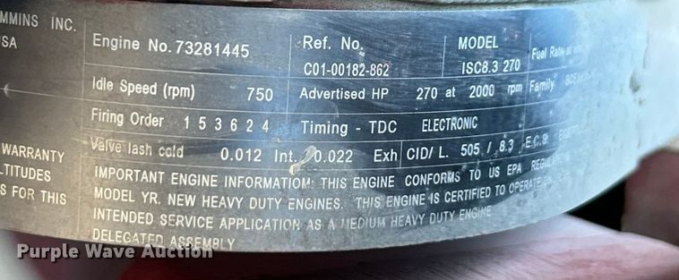 image for item ET6813 2012 Freightliner Business Class M2 bucket truck