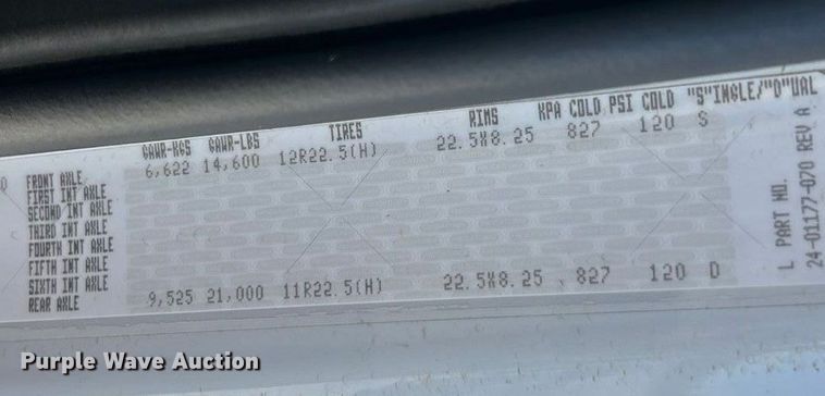 image for item ET6815 2012 Freightliner Business Class M2 digger derrick truck