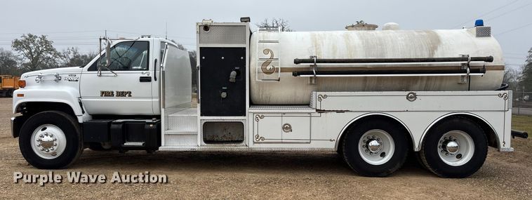 image for item ET7352 1991 Chevrolet Kodiak C6500 pumper fire truck