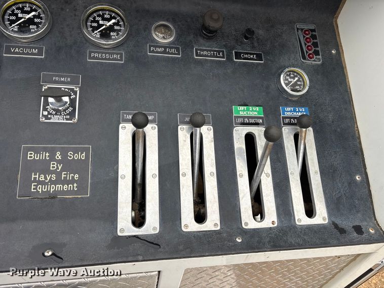 image for item ET7352 1991 Chevrolet Kodiak C6500 pumper fire truck