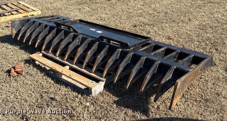 image for item ET7445 Skid steer root rake