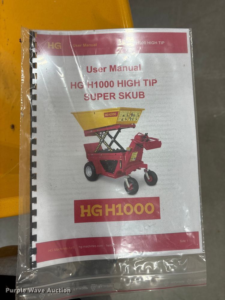 image for item EU0142 2024 HG Machines ApS H1000 High Tip power buggy