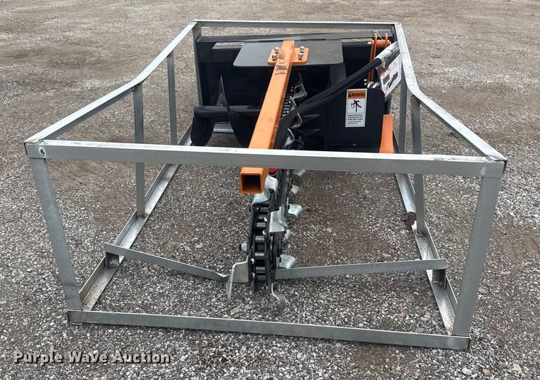 image for item EU4010 2025 Wolverine TCR-12-48H skid steer trencher