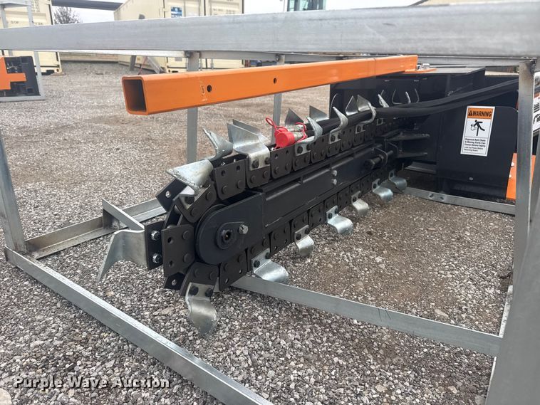 image for item EU4010 2025 Wolverine TCR-12-48H skid steer trencher