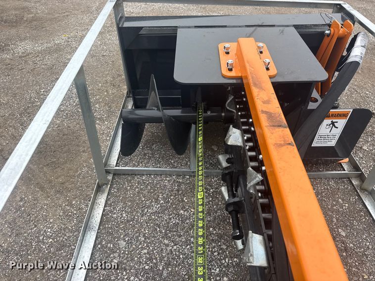 image for item EU4010 2025 Wolverine TCR-12-48H skid steer trencher