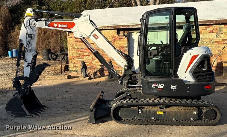image for item EU6492 2024 Bobcat E48 mini excavator