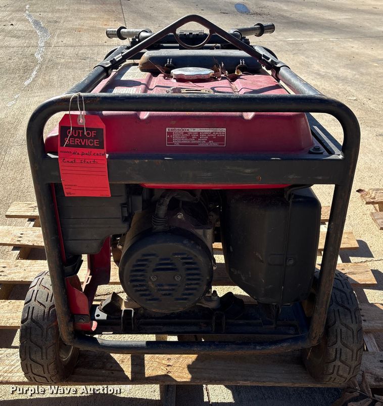 image for item EU7116 (7) Honda EB 6500X generators