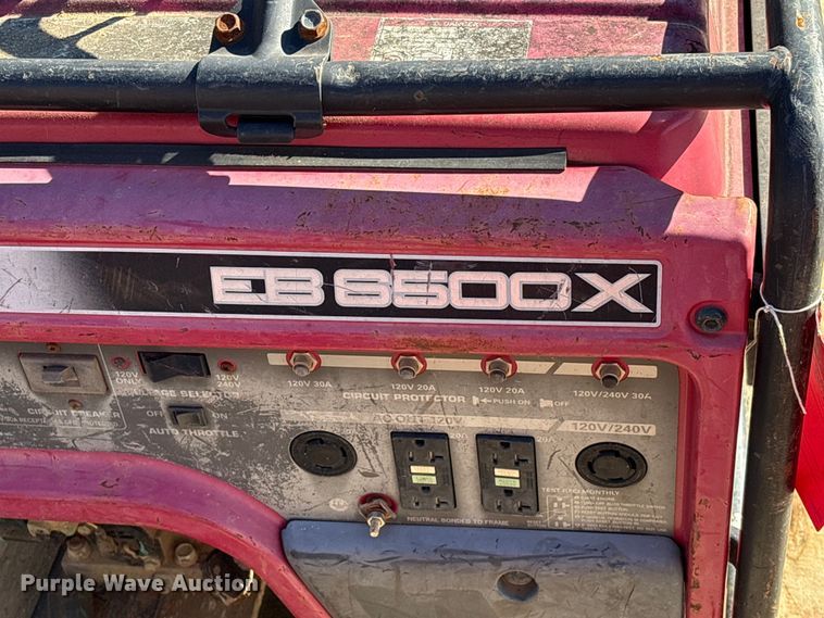 image for item EU7116 (7) Honda EB 6500X generators