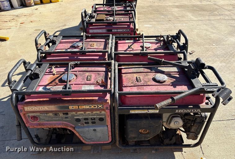 image for item EU7116 (7) Honda EB 6500X generators
