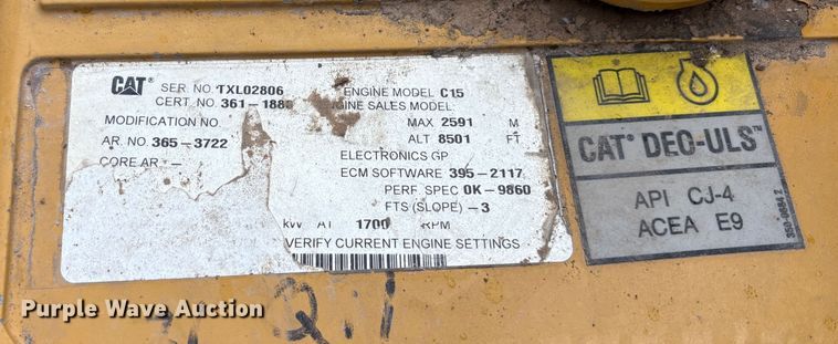 image for item EU8567 2013 Caterpillar 740B articulated haul truck