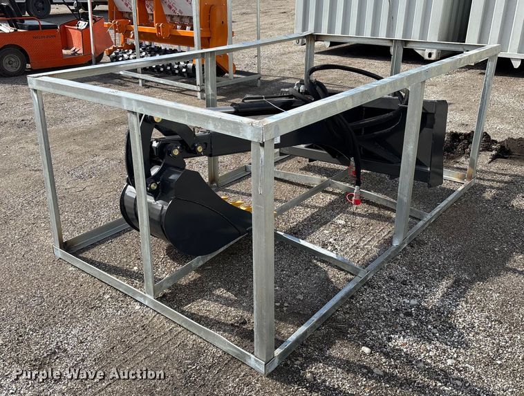 image for item EV3444 2025 LandHonor BH-12-72D skid steer backhoe