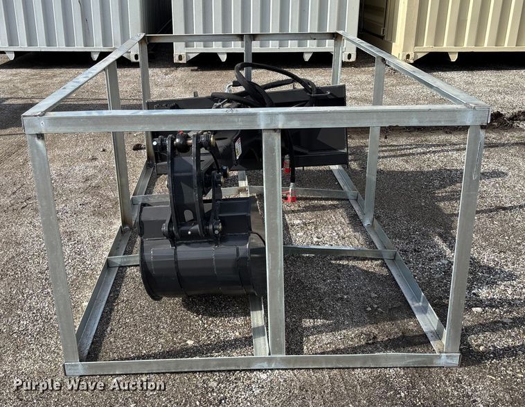 image for item EV3444 2025 LandHonor BH-12-72D skid steer backhoe