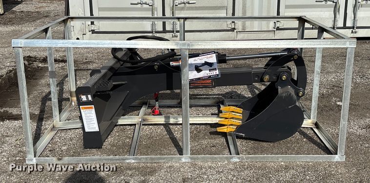 image for item EV3444 2025 LandHonor BH-12-72D skid steer backhoe