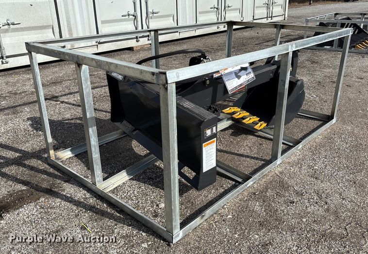 image for item EV3444 2025 LandHonor BH-12-72D skid steer backhoe