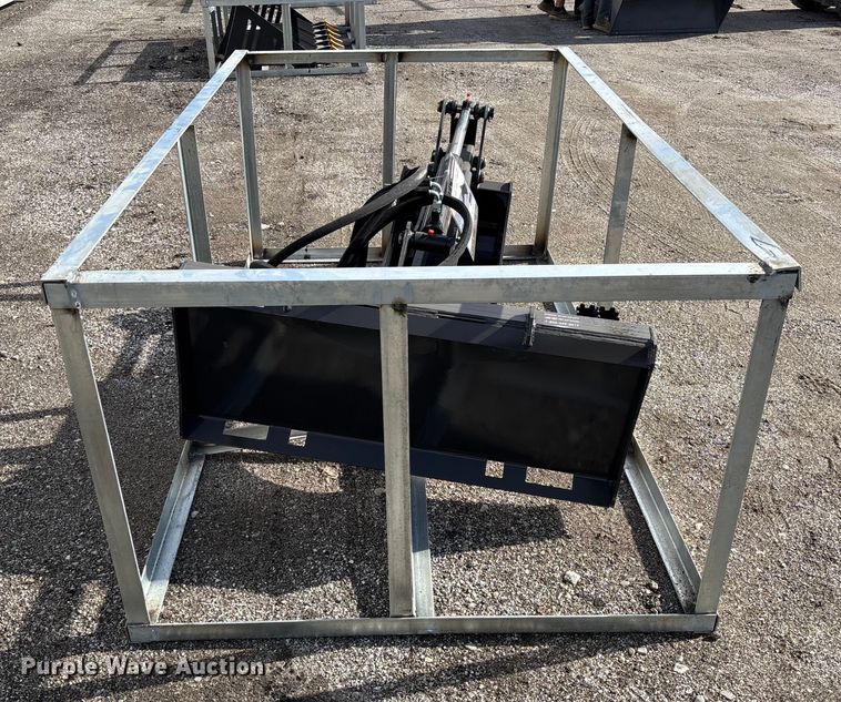 image for item EV3444 2025 LandHonor BH-12-72D skid steer backhoe