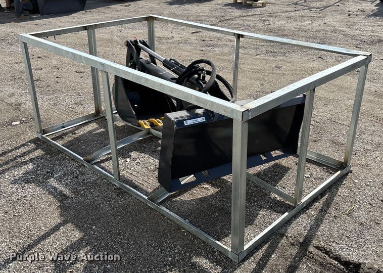 image for item EV3444 2025 LandHonor BH-12-72D skid steer backhoe