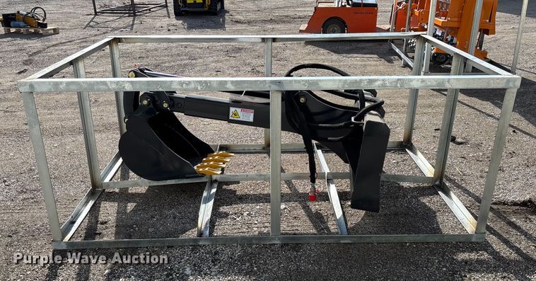 image for item EV3444 2025 LandHonor BH-12-72D skid steer backhoe