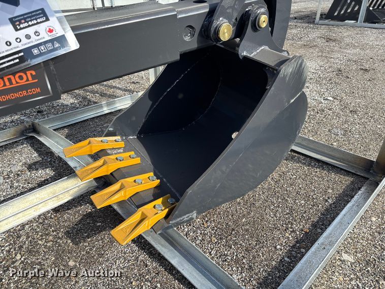 image for item EV3444 2025 LandHonor BH-12-72D skid steer backhoe