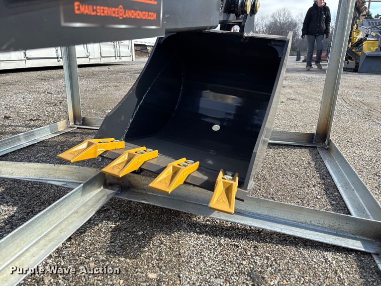 image for item EV3444 2025 LandHonor BH-12-72D skid steer backhoe