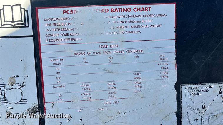 image for item FG1604 2004 Komatsu PC50MR-2 mini excavator