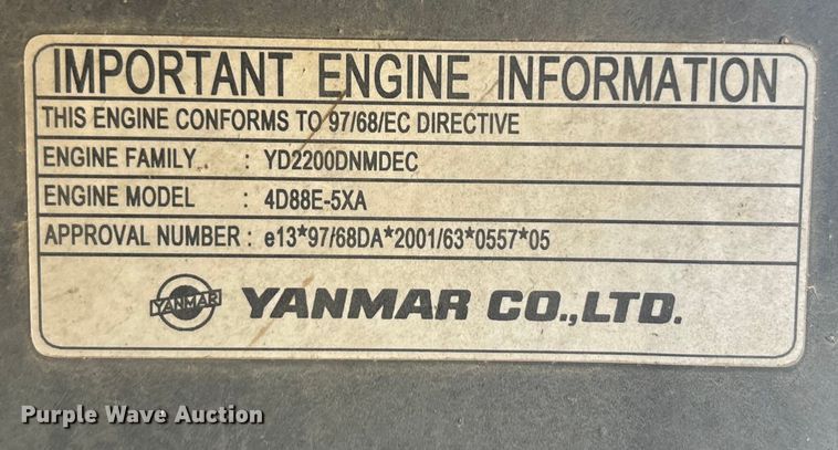 image for item FG1604 2004 Komatsu PC50MR-2 mini excavator