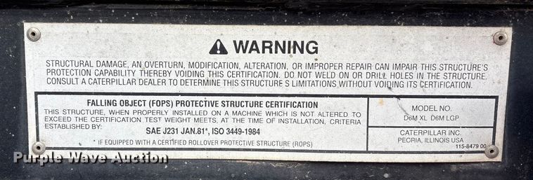 image for item FG1645 1997 Caterpillar D6M dozer