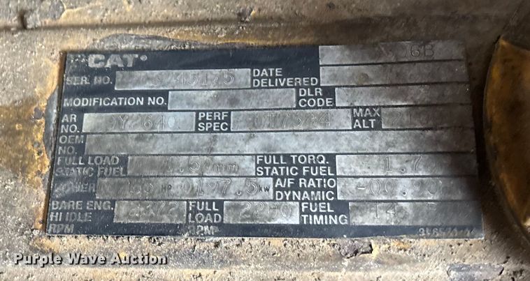 image for item FG1646 1988 Caterpillar 615C elevating scraper