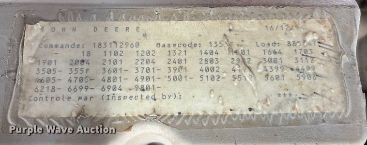 image for item FG1647 1995 Ingersoll Rand P160 air compressor