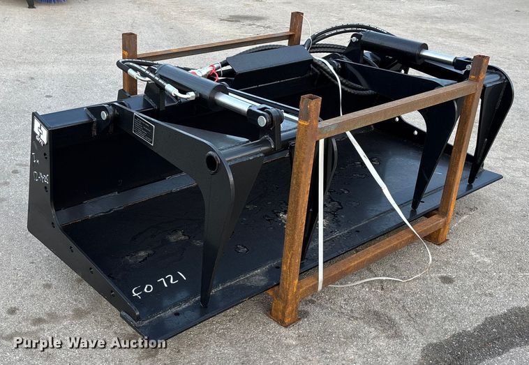 image for item FG1674 2025 GIYI PG72 skid steer grapple bucket