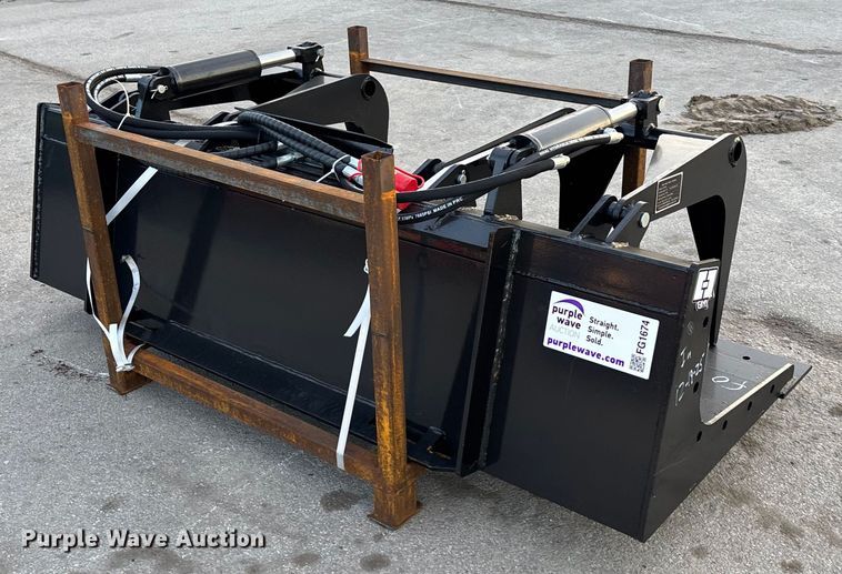 image for item FG1674 2025 GIYI PG72 skid steer grapple bucket