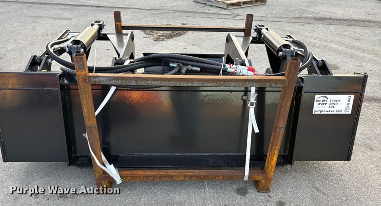 image for item FG1674 2025 GIYI PG72 skid steer grapple bucket