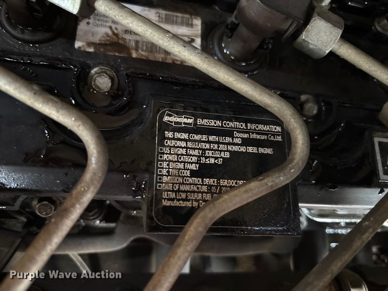 image for item FG1677 2018 Ingersoll Rand P185 air compressor