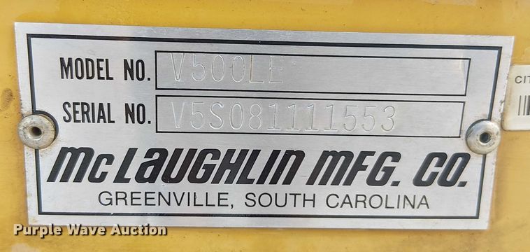 image for item FK0905 Vermeer V500LE vacuum trailer