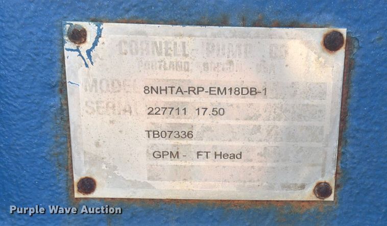 image for item NK9013 Cornell 8NHTA pump