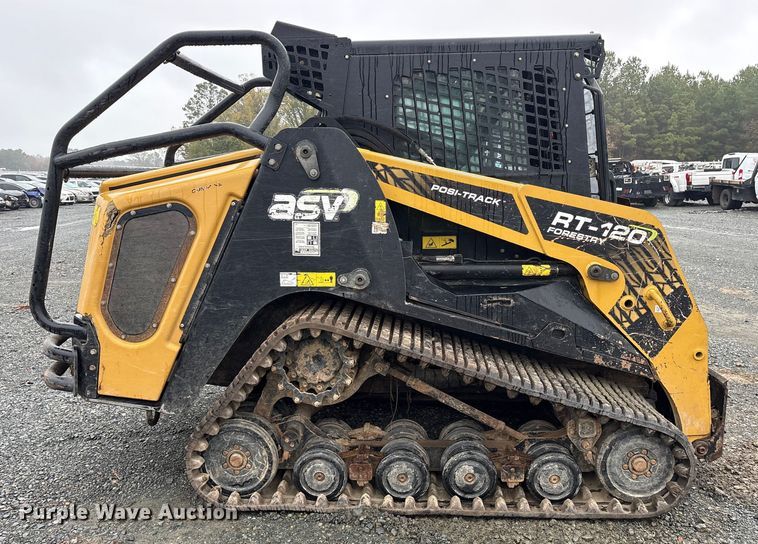image for item YA1686 2020 ASV RT-120 Forestry tracked skid steer loader