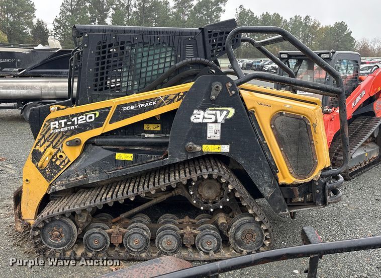 image for item YA1686 2020 ASV RT-120 Forestry tracked skid steer loader