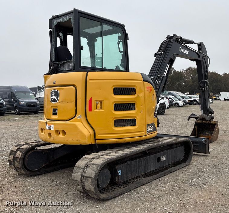 image for item YA1713 2021 John Deere 50G mini excavator