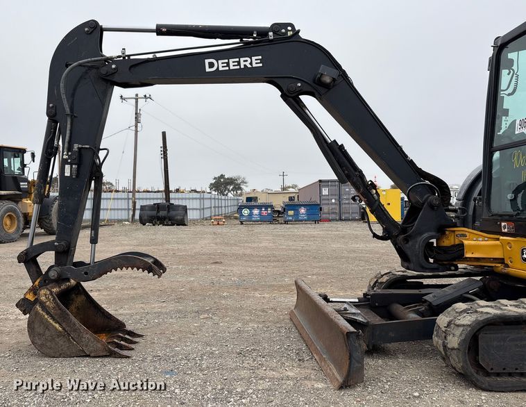 image for item YA1713 2021 John Deere 50G mini excavator