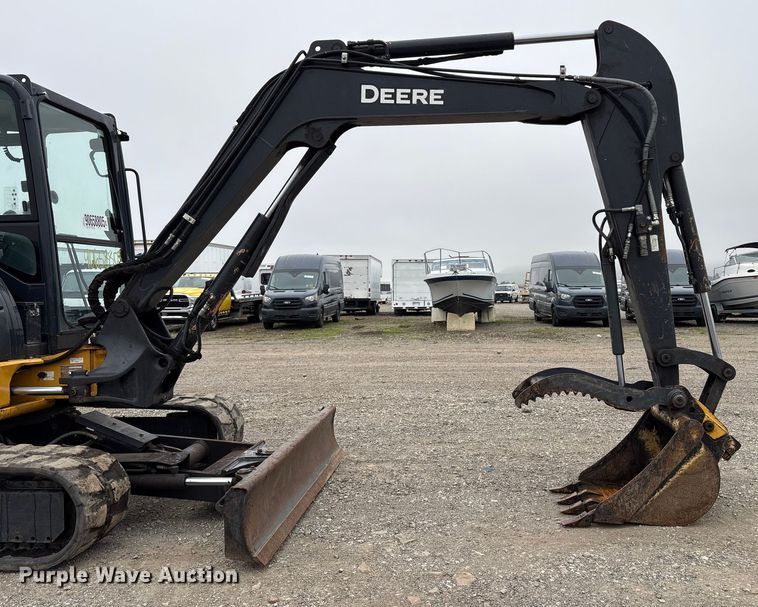 image for item YA1713 2021 John Deere 50G mini excavator