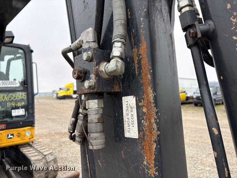 image for item YA1713 2021 John Deere 50G mini excavator