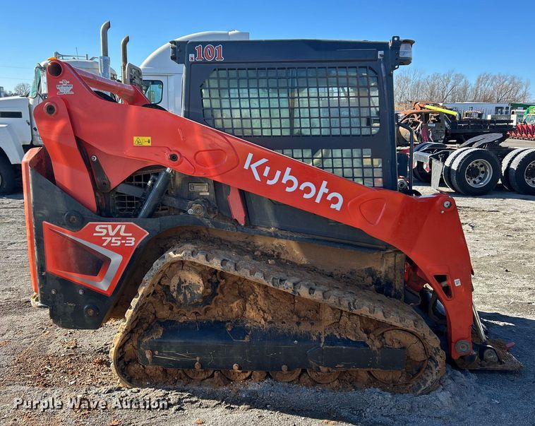 image for item YA1754 Kubota SVL75-3 tracked skid steer loader