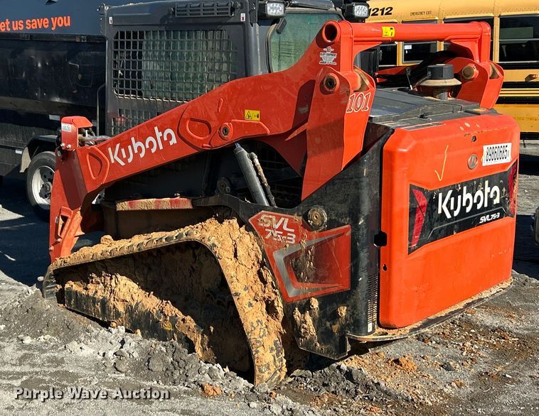 image for item YA1754 Kubota SVL75-3 tracked skid steer loader