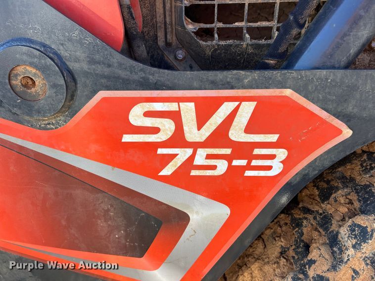 image for item YA1754 Kubota SVL75-3 tracked skid steer loader