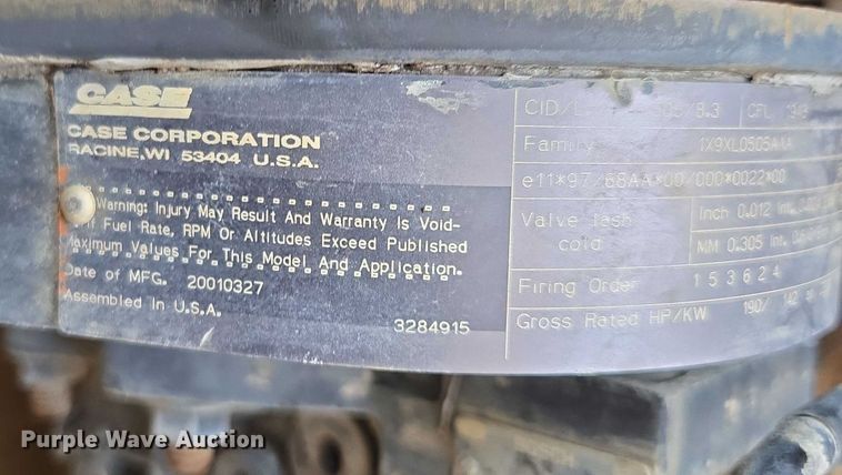 image for item DU2585 2001 Case 821C wheel loader