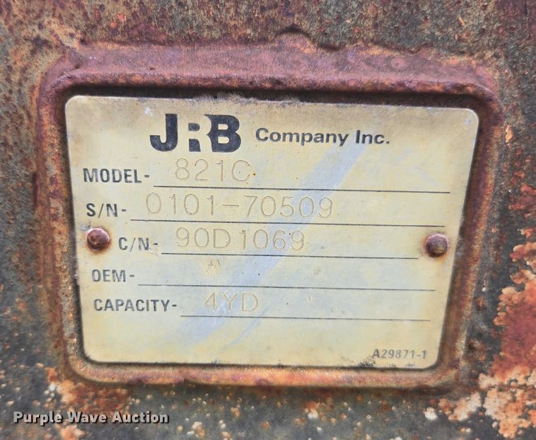 image for item DU2585 2001 Case 821C wheel loader