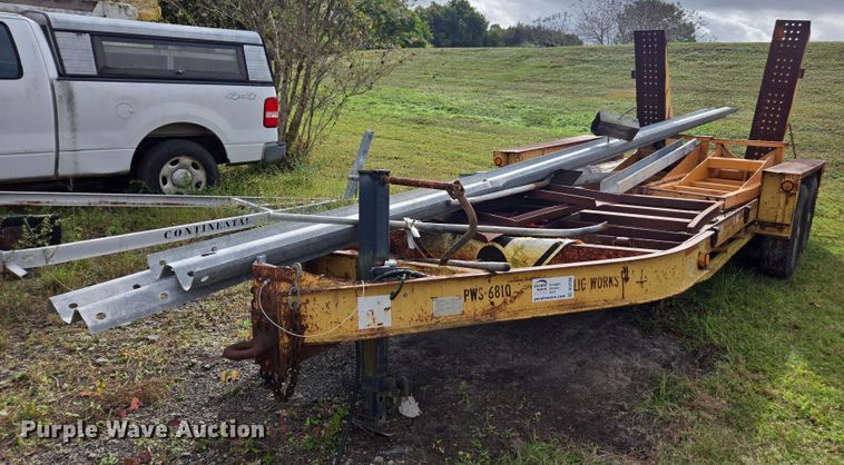 image for item DU2588 2002 Belshe WB-12 equipment trailer