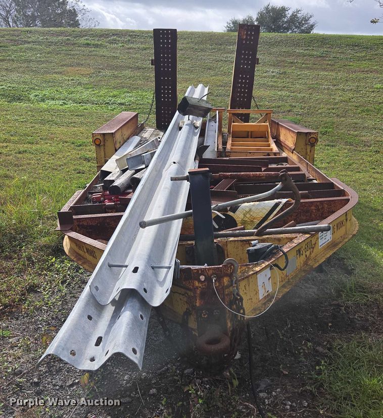 image for item DU2588 2002 Belshe WB-12 equipment trailer