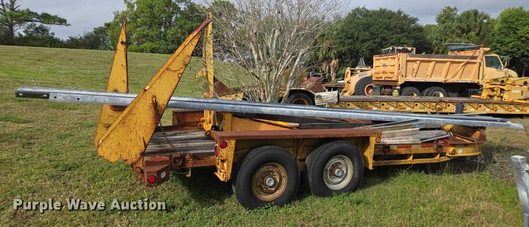 image for item DU2588 2002 Belshe WB-12 equipment trailer