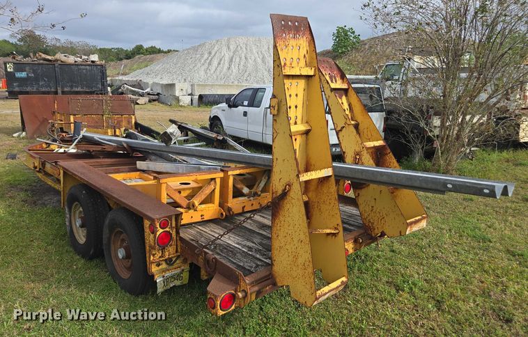 image for item DU2588 2002 Belshe WB-12 equipment trailer