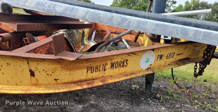 image for item DU2588 2002 Belshe WB-12 equipment trailer